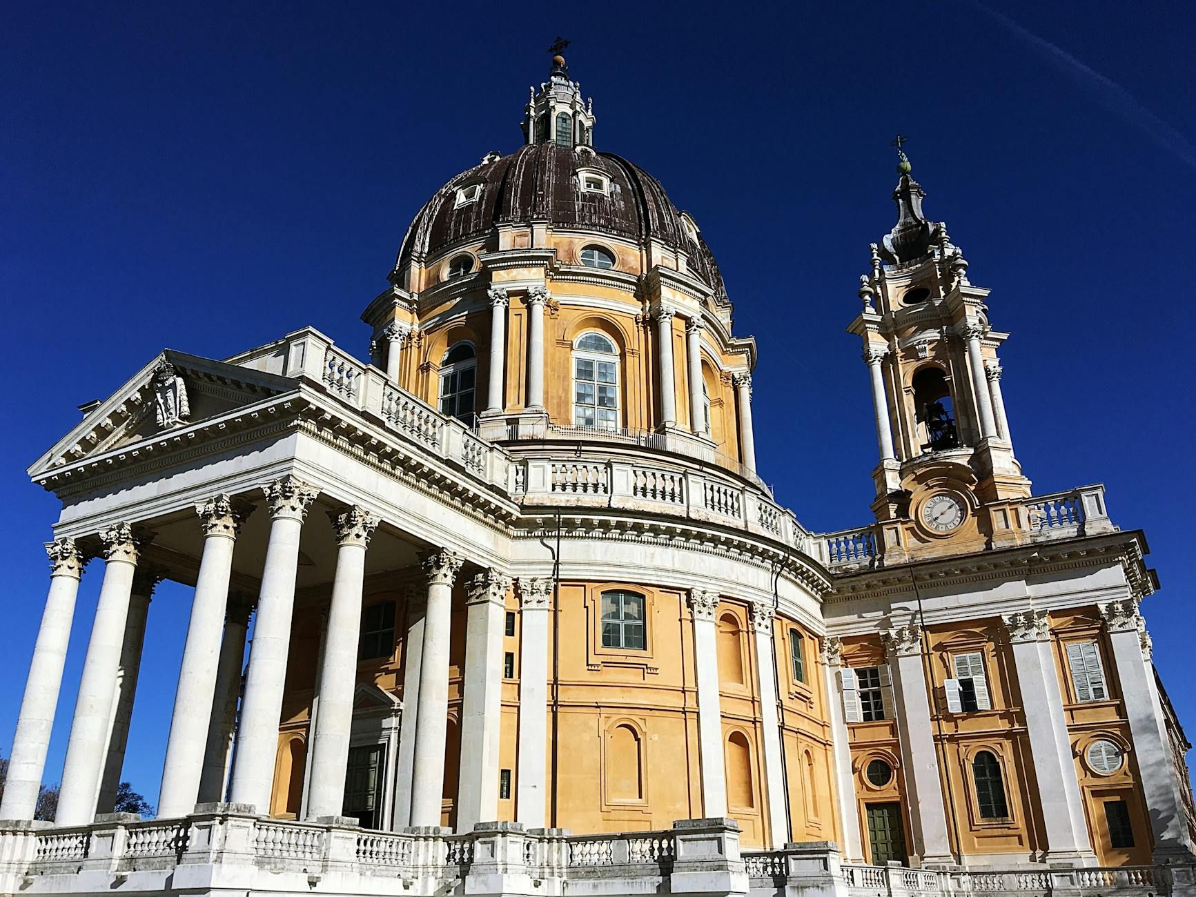 Basilica di Superga (Königsgruft & Alpenpanorama)